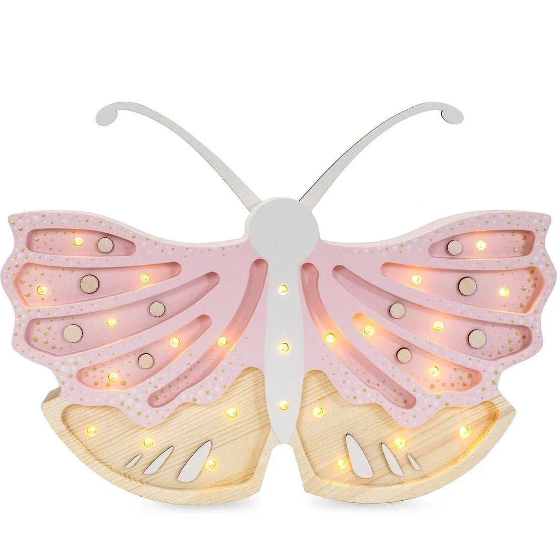 LITTLE LIGHTS-Veilleuse Little Lights - Papillon | Crème Fraise