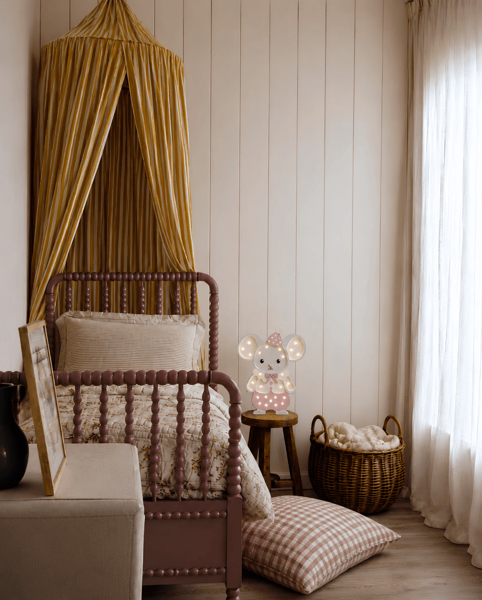 LITTLE LIGHTS-Veilleuse Little Lights - Souris | Rose