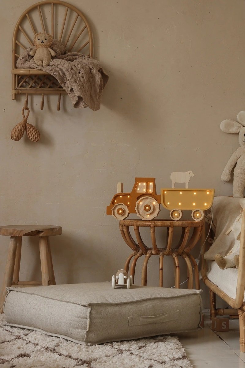 LITTLE LIGHTS-Veilleuse Little Lights - Tracteur | Moutarde