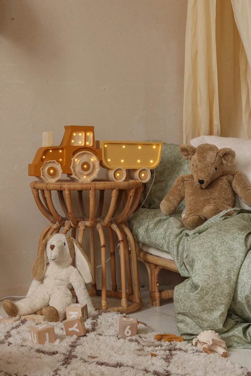 LITTLE LIGHTS-Veilleuse Little Lights - Tracteur | Moutarde