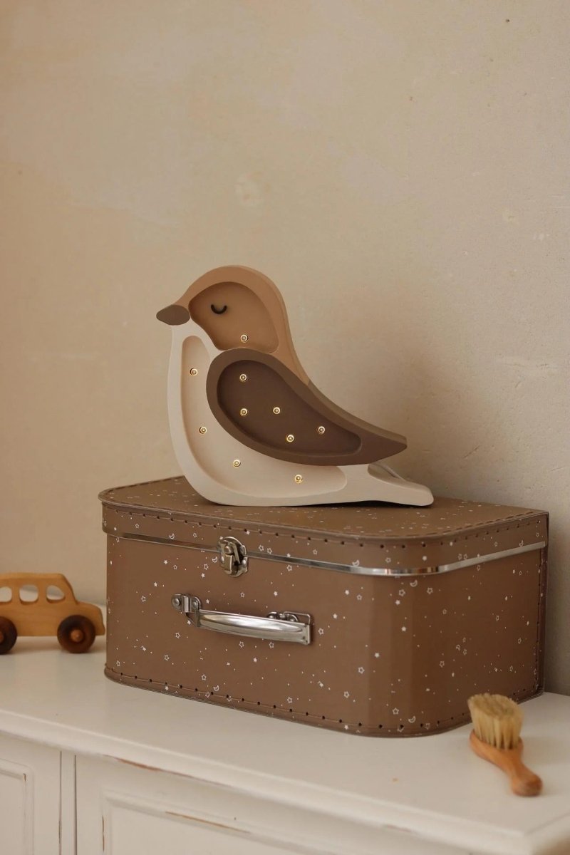 LITTLE LIGHTS-Veilleuse Mini Little Lights - Oiseau | Beige Café