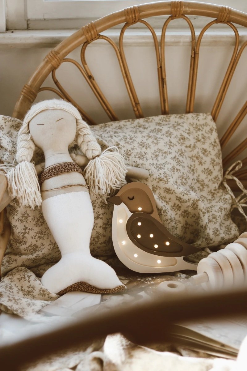 LITTLE LIGHTS-Veilleuse Mini Little Lights - Oiseau | Beige Café