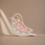 LITTLE LIGHTS-Veilleuse Mini Little Lights - Oiseau | Crème Fraise