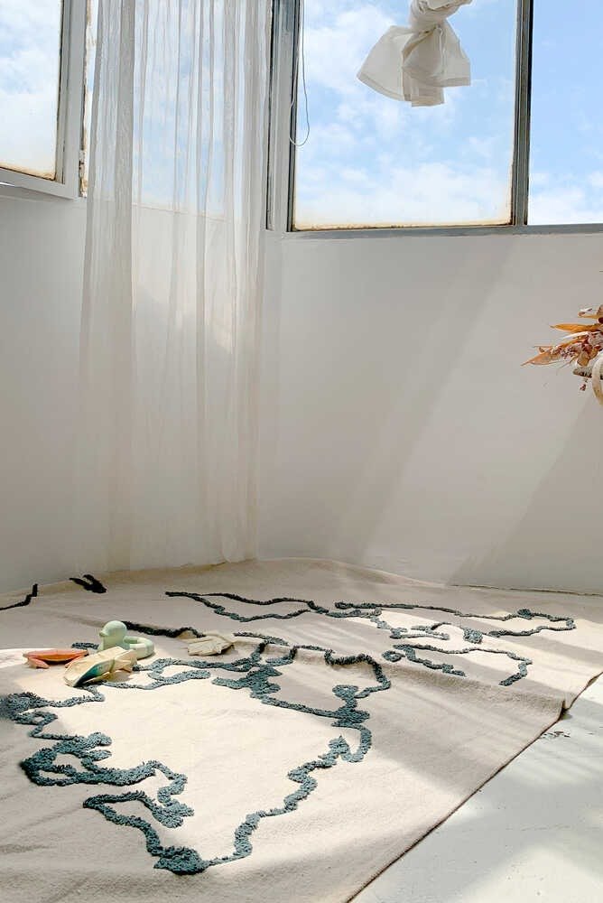 LORENA CANALS - Carte Murale En Toile 120 X 160 Cm