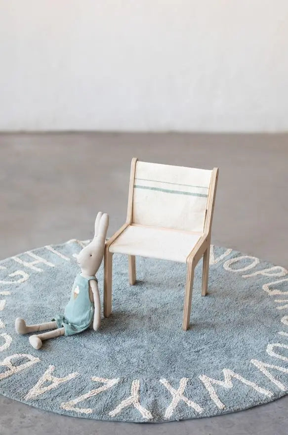 LORENA CANALS - Chaise Enfant Sillita Vintage Bleu