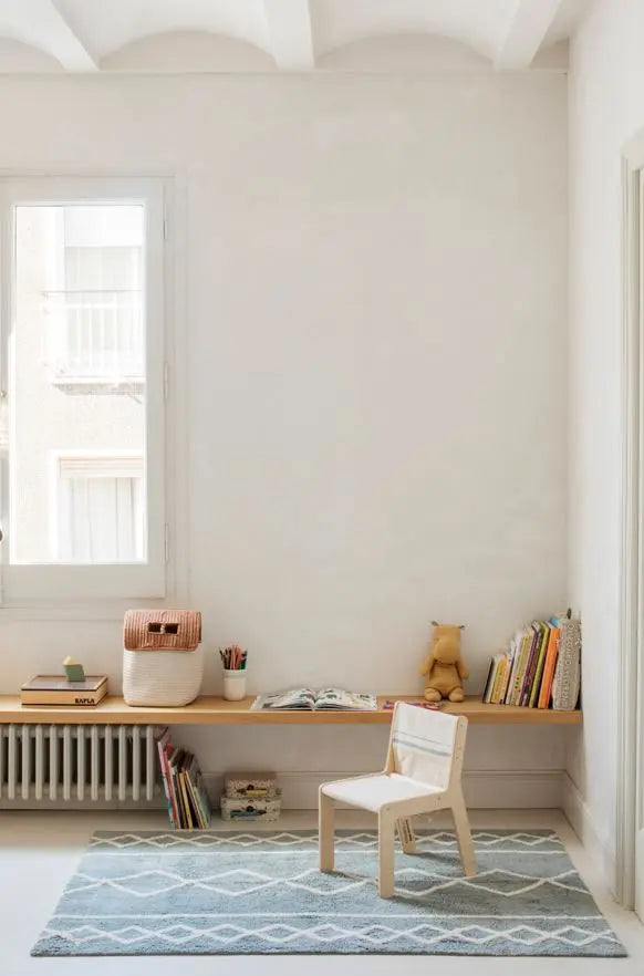 LORENA CANALS - Chaise Enfant Sillita Vintage Bleu