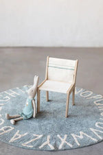 LORENA CANALS - Chaise Enfant Vintage Toile Bleue