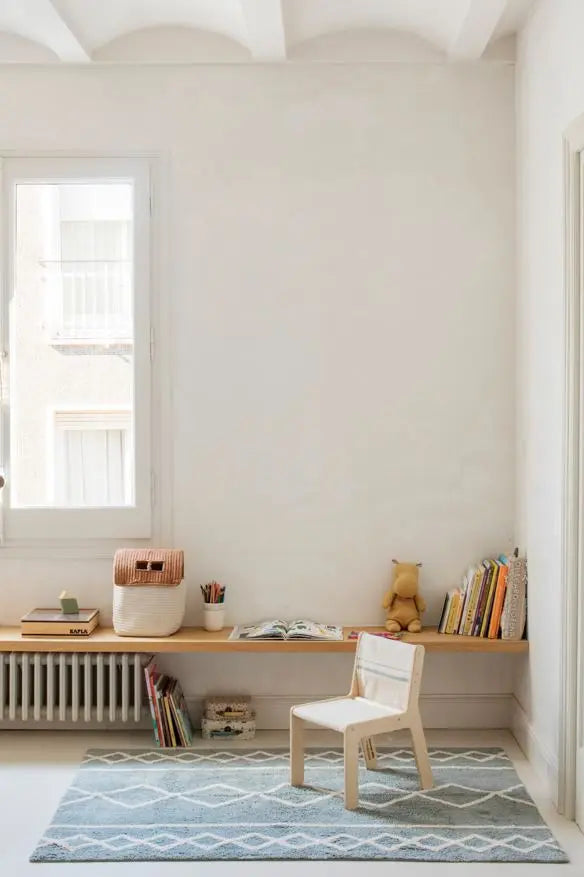 LORENA CANALS - Chaise Enfant Vintage Toile Bleue