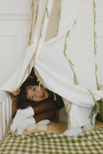 LORENA CANALS - Ciel De Lit En Crêpe Cygne Ivoire