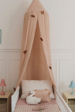 LORENA CANALS - Ciel De Lit En Crêpe Cygne Rose