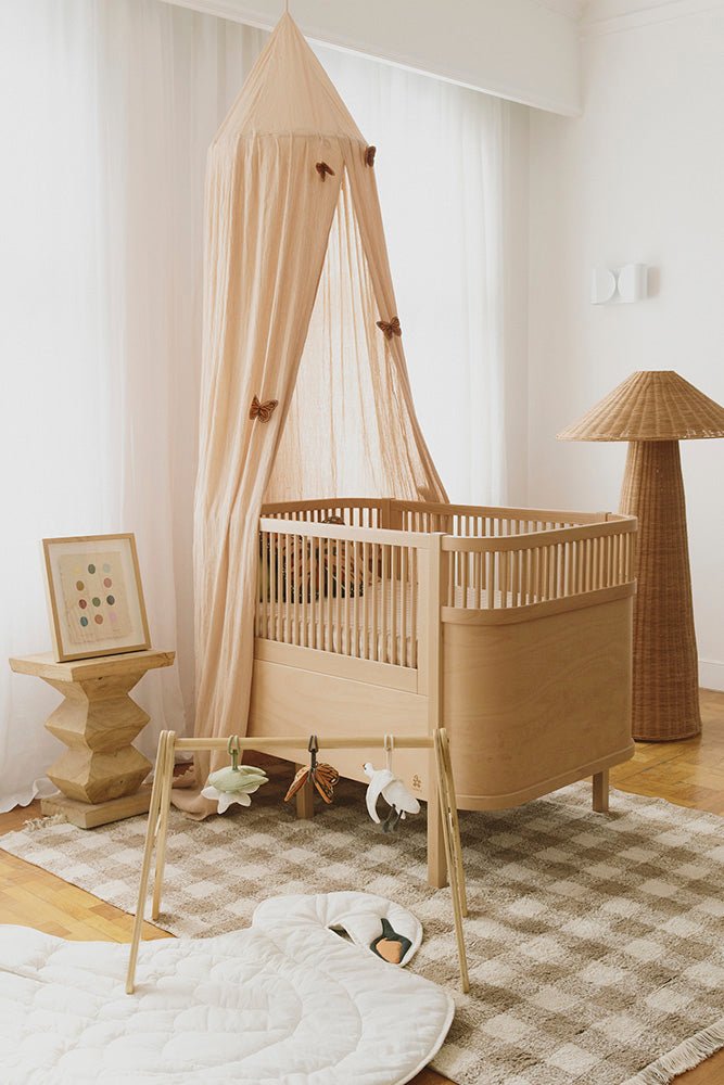 LORENA CANALS - Ciel De Lit En Crêpe Cygne Rose