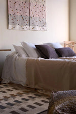 LORENA CANALS - Coussin Carré Vertical Coffebean
