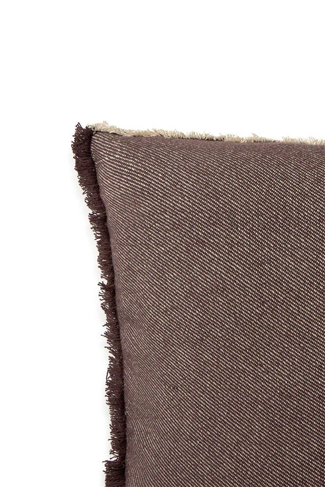 LORENA CANALS - Coussin Carré Vertical Coffebean