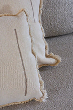 LORENA CANALS - Coussin Carré Vertical Natural