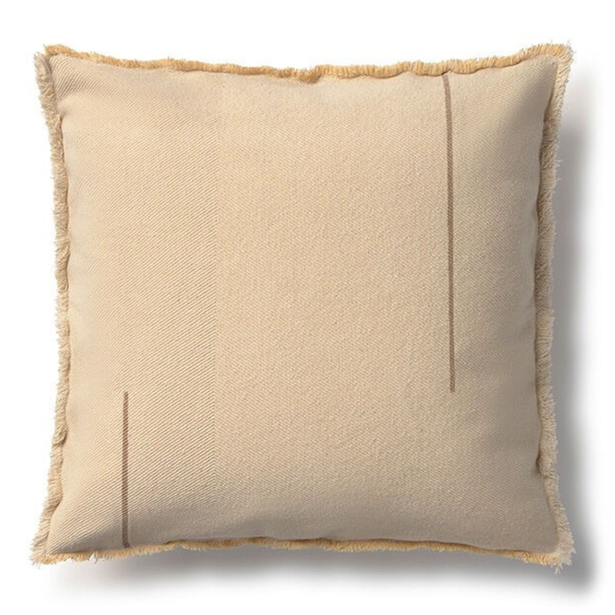 LORENA CANALS - Coussin Carré Vertical Natural