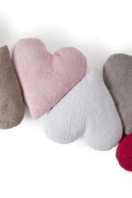 LORENA CANALS - Coussin Coeur Rose