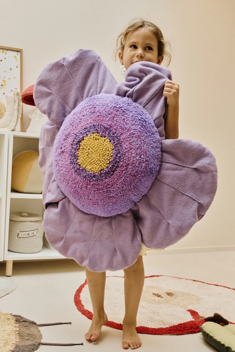 LORENA CANALS-Coussin De Sol Purple Poppy