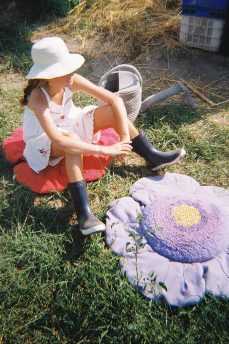 LORENA CANALS-Coussin De Sol Purple Poppy