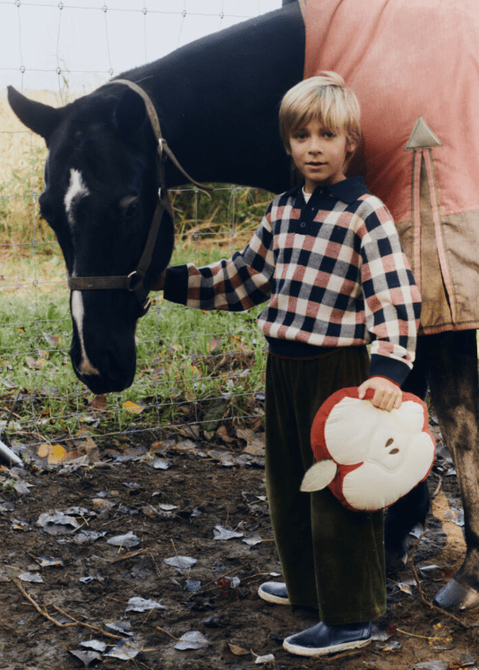 LORENA CANALS - Coussin en Forme de Pomme - Naturel