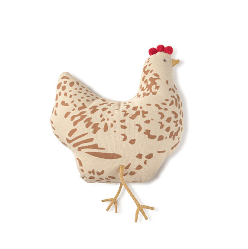 LORENA CANALS - Coussin en Forme de Poulet - Naturel