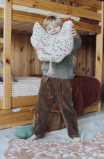 LORENA CANALS - Coussin en Forme de Poulet - Naturel