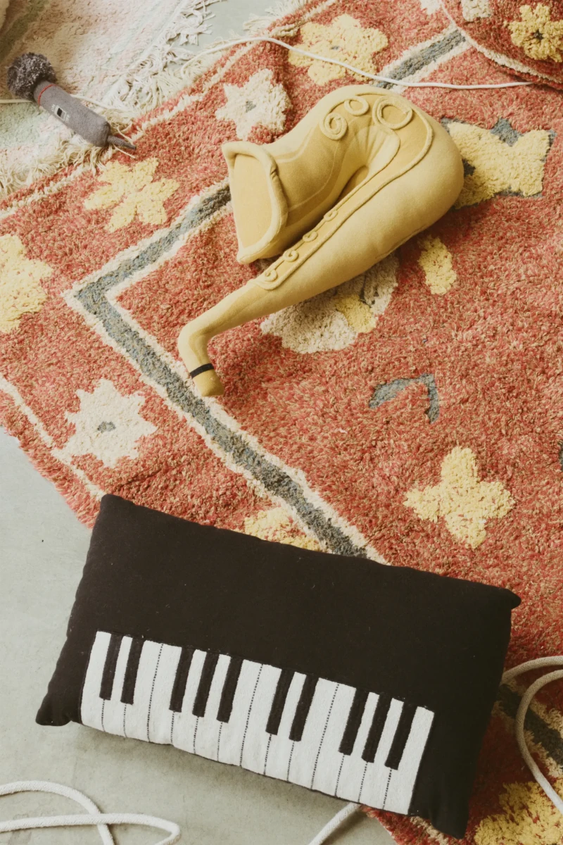 LORENA CANALS-Coussin Piano 45 x 26 Cm