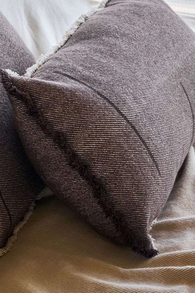 LORENA CANALS - Coussin Rectangulaire Vertical Coffebean
