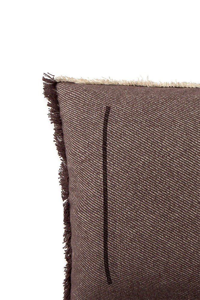 LORENA CANALS - Coussin Rectangulaire Vertical Coffebean
