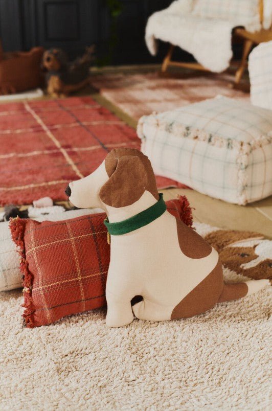 LORENA CANALS - Coussin Tissé Main Érable Rouge