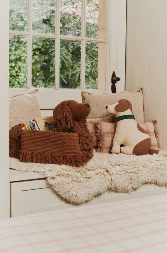 LORENA CANALS - Coussin Tissé Main Rose