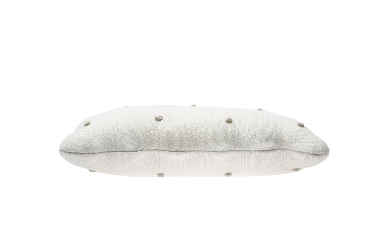 LORENA CANALS - Coussin Tricoté Biscuit Ivoire
