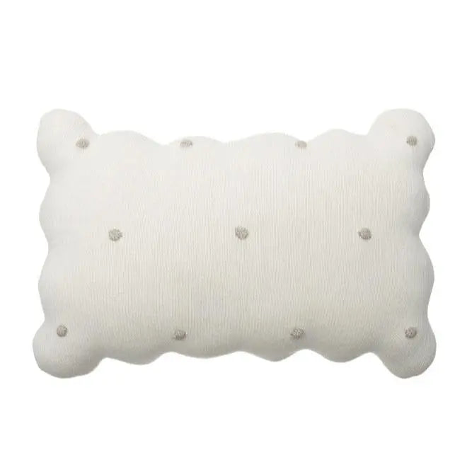 LORENA CANALS - Coussin Tricoté Biscuit Ivoire