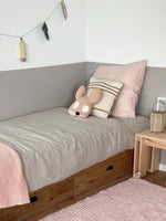 LORENA CANALS - Coussin Tricoté Duetto Powder - Naturel