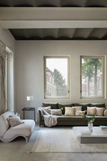 LORENA CANALS - Coussin Tricoté Duetto Powder - Naturel