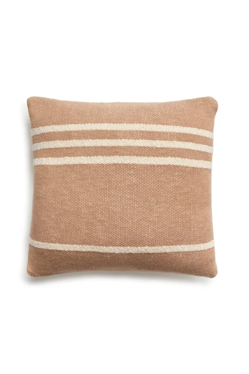 LORENA CANALS - Coussin Tricoté Duetto Powder - Naturel