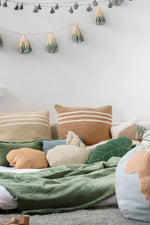 LORENA CANALS - Coussin Tricoté Duetto Powder - Naturel