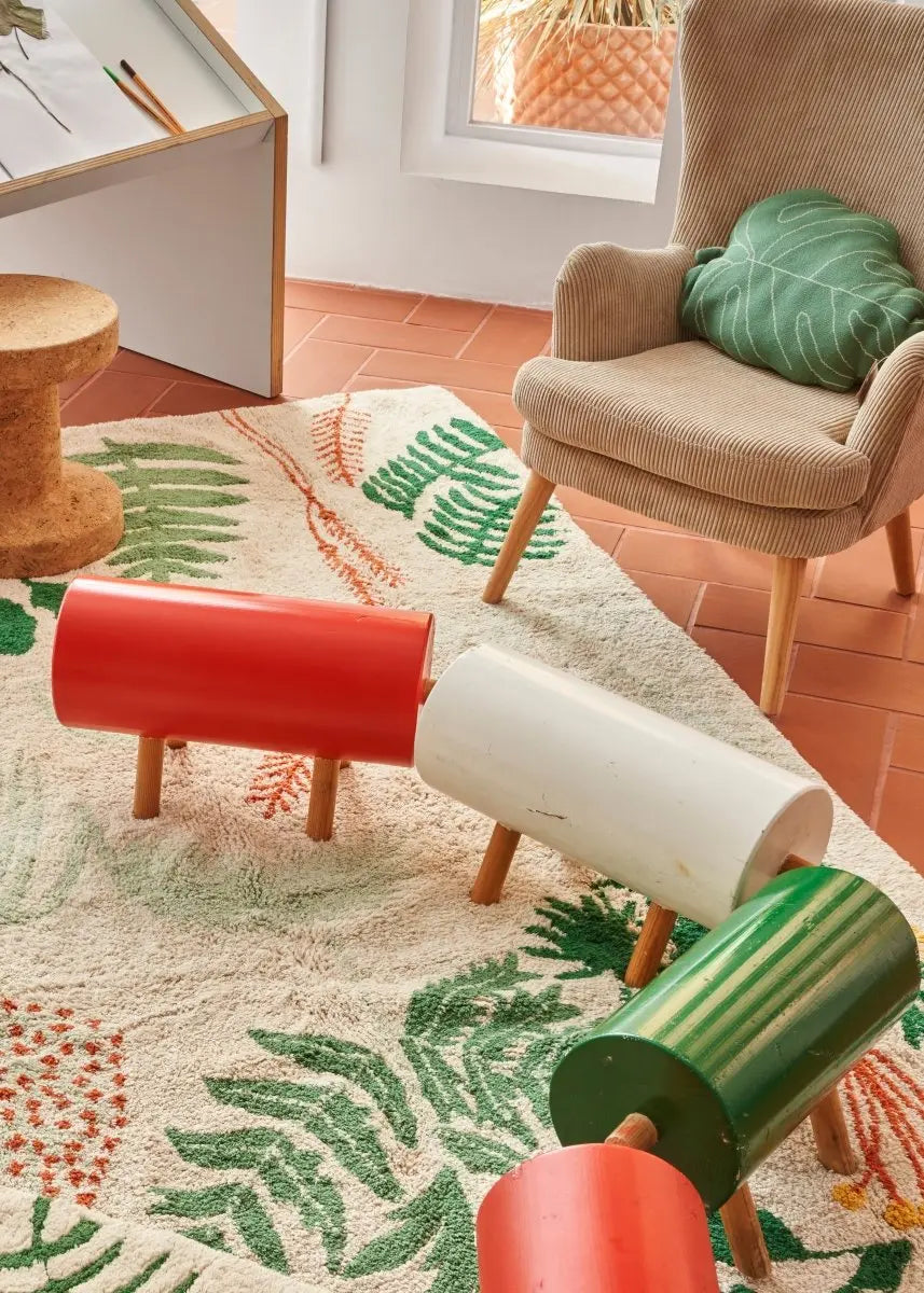 LORENA CANALS - Coussin Tricoté En Forme De Feuille