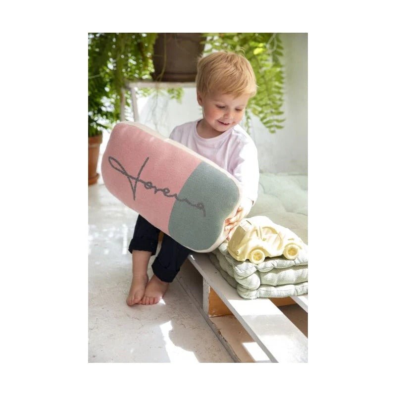 LORENA CANALS - Coussin Tricoté Gomme