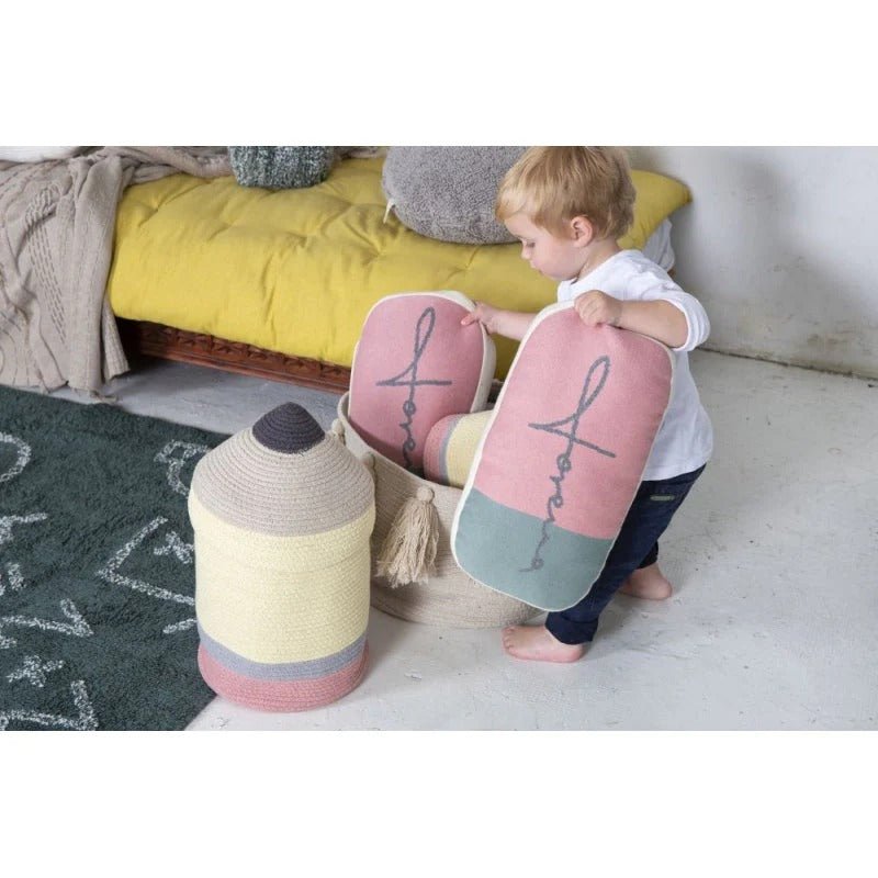 LORENA CANALS - Coussin Tricoté Gomme