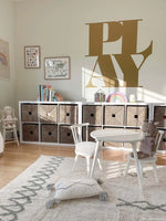 LORENA CANALS - Coussin Tricoté Little Oasis Nat - Gris