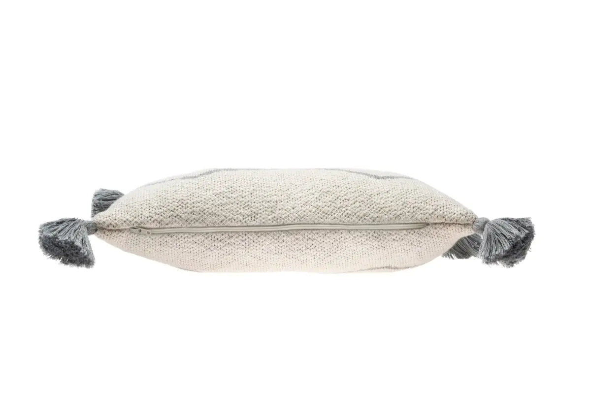 LORENA CANALS - Coussin Tricoté Little Oasis Nat - Gris