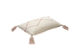LORENA CANALS - Coussin Tricoté Little Oasis Nat - Rose Pâle