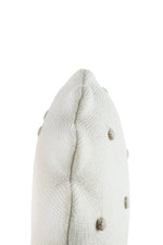 LORENA CANALS - Coussin Tricoté Rond Biscuit Ivoire