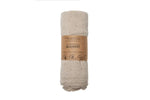LORENA CANALS - Couverture Bébé Tricot Biscuit Dune Blanc