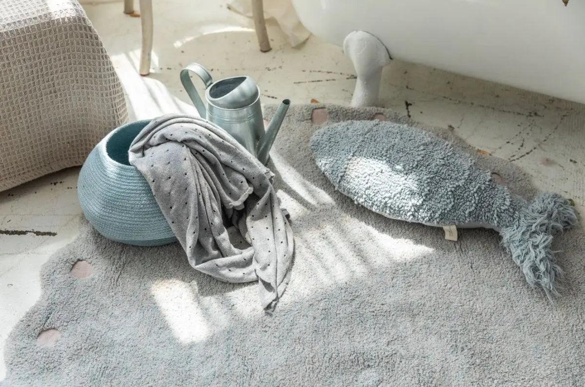 LORENA CANALS - Couverture Bébé Tricotée Biscuit Gris