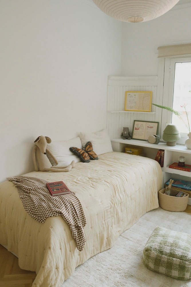 LORENA CANALS - Couverture Tricoté - Carrelage Caramel