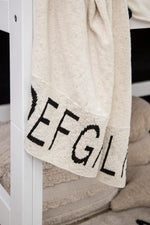 LORENA CANALS - Couverture Tricotée Pour Bébé Abc - Naturel/Noir