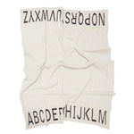 LORENA CANALS - Couverture Tricotée Pour Bébé Abc - Naturel/Noir