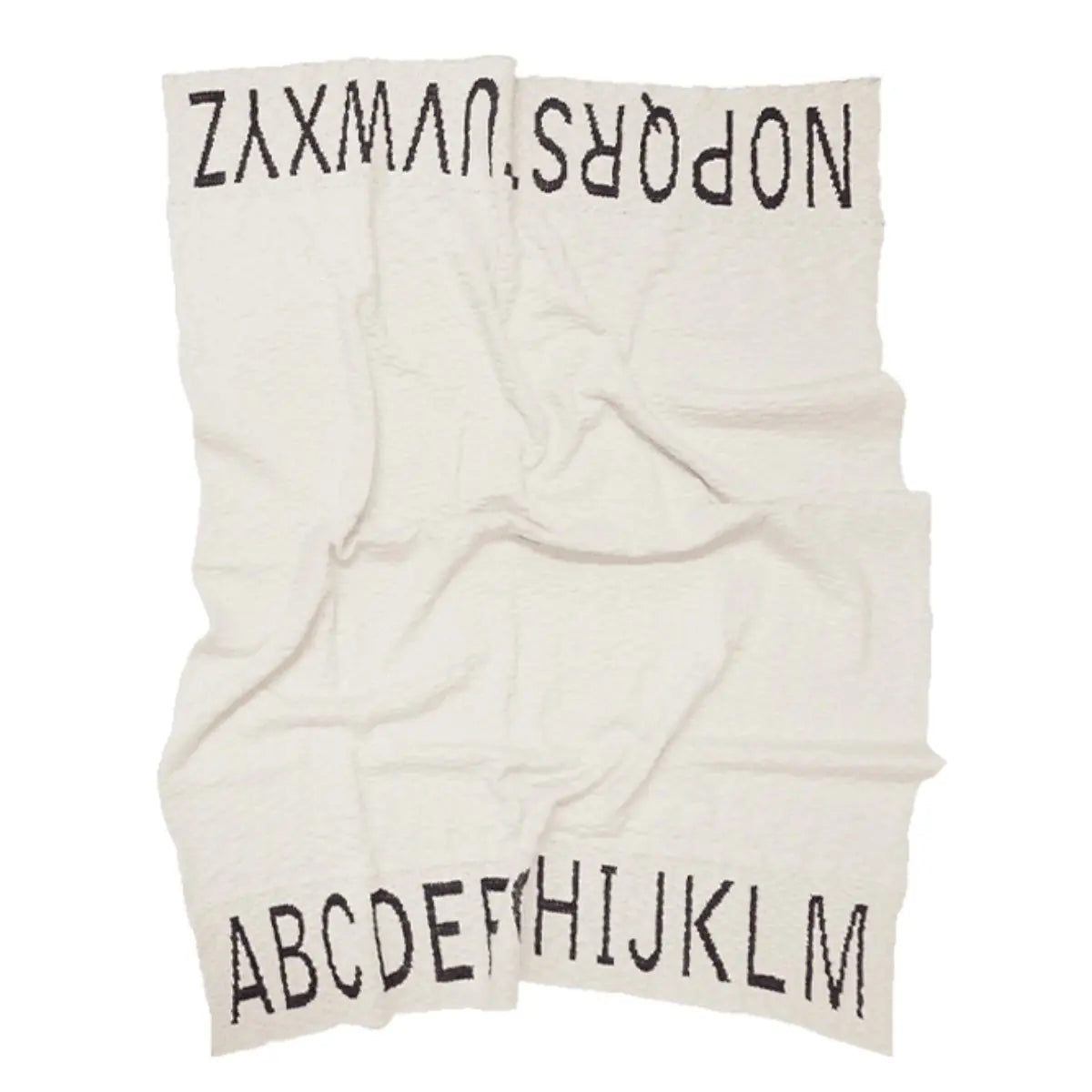 LORENA CANALS - Couverture Tricotée Pour Bébé Abc - Naturel/Noir