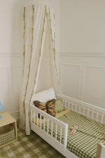 LORENA CANALS - Couverture Tricotée Vichy Matcha